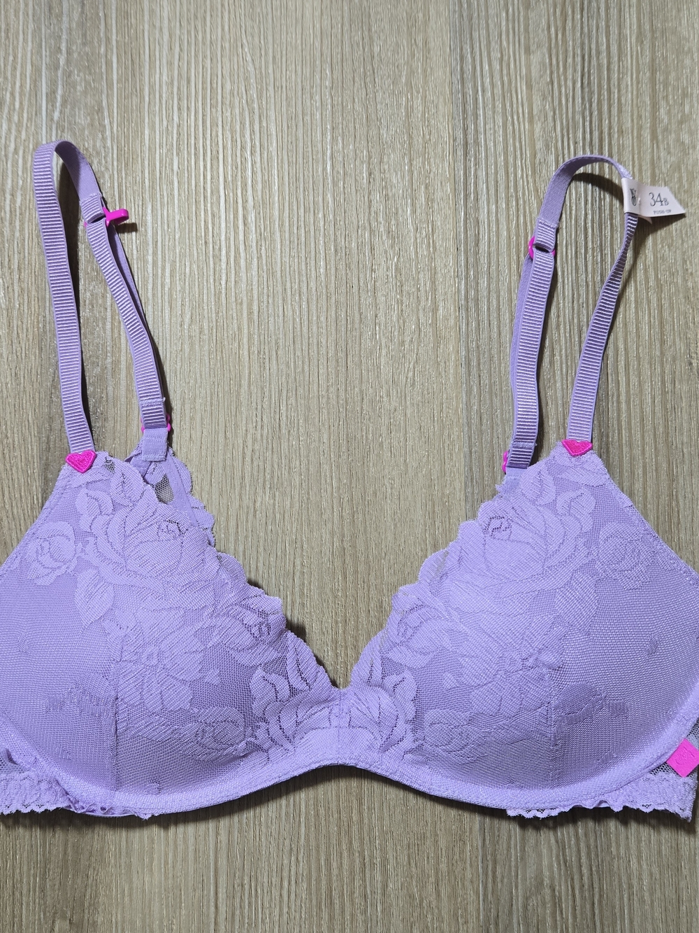 Victoria's Secret Lavender Lace Push Up Bra